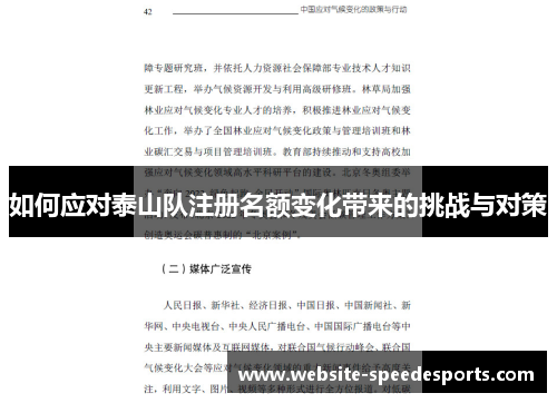 如何应对泰山队注册名额变化带来的挑战与对策