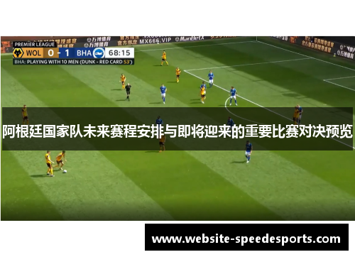 阿根廷国家队未来赛程安排与即将迎来的重要比赛对决预览